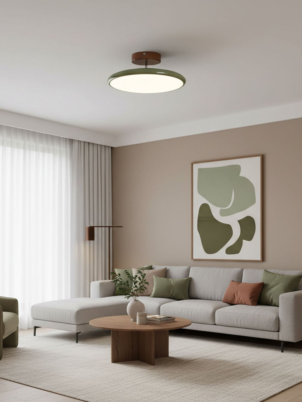 Adjustable LED Ceiling Lamp | Customizable Ambient Lighting for Indoor Spaces, Sloped Ceiling Compatible