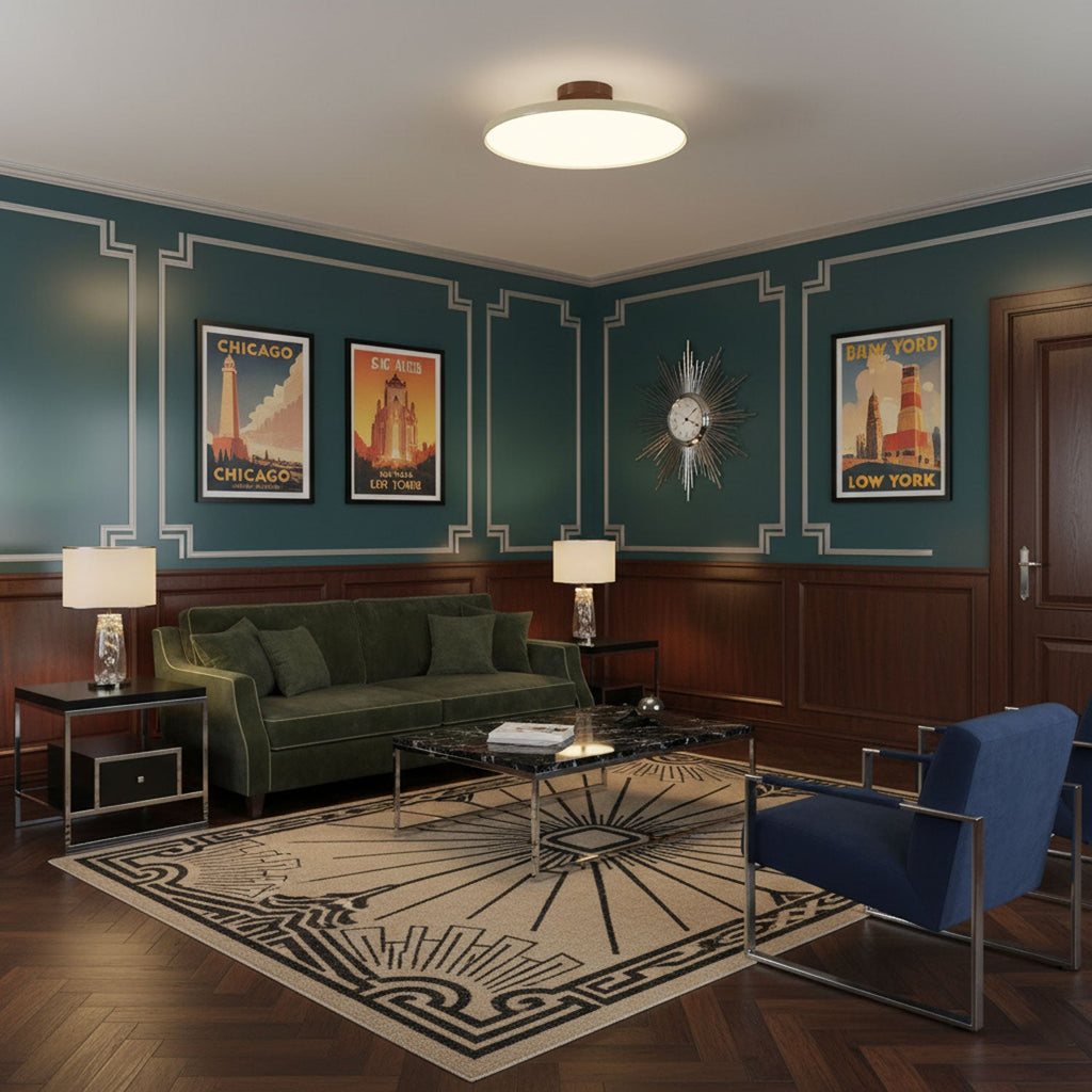 Adjustable LED Ceiling Lamp | Customizable Ambient Lighting for Indoor Spaces, Sloped Ceiling Compatible