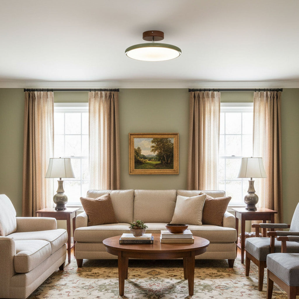 Adjustable LED Ceiling Lamp | Customizable Ambient Lighting for Indoor Spaces, Sloped Ceiling Compatible