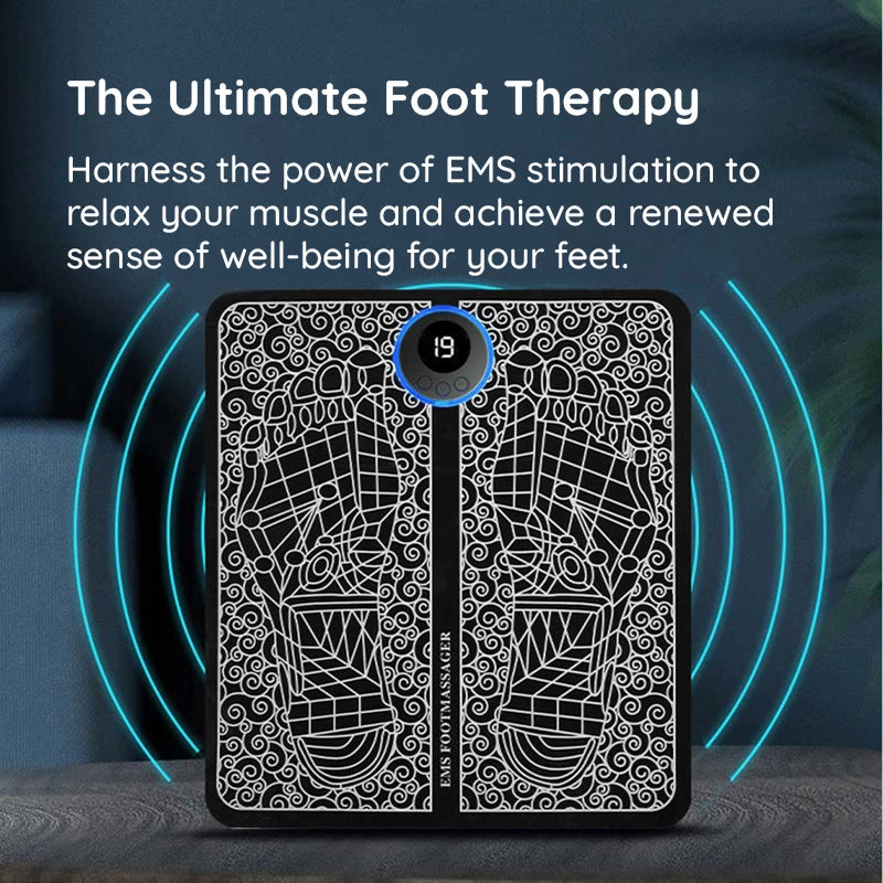 Electric EMS Foot Massager Mat for Muscle Relaxation stimulation stress relief