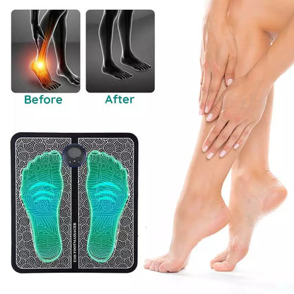 Electric EMS Foot Massager Mat for Muscle Relaxation stimulation stress relief