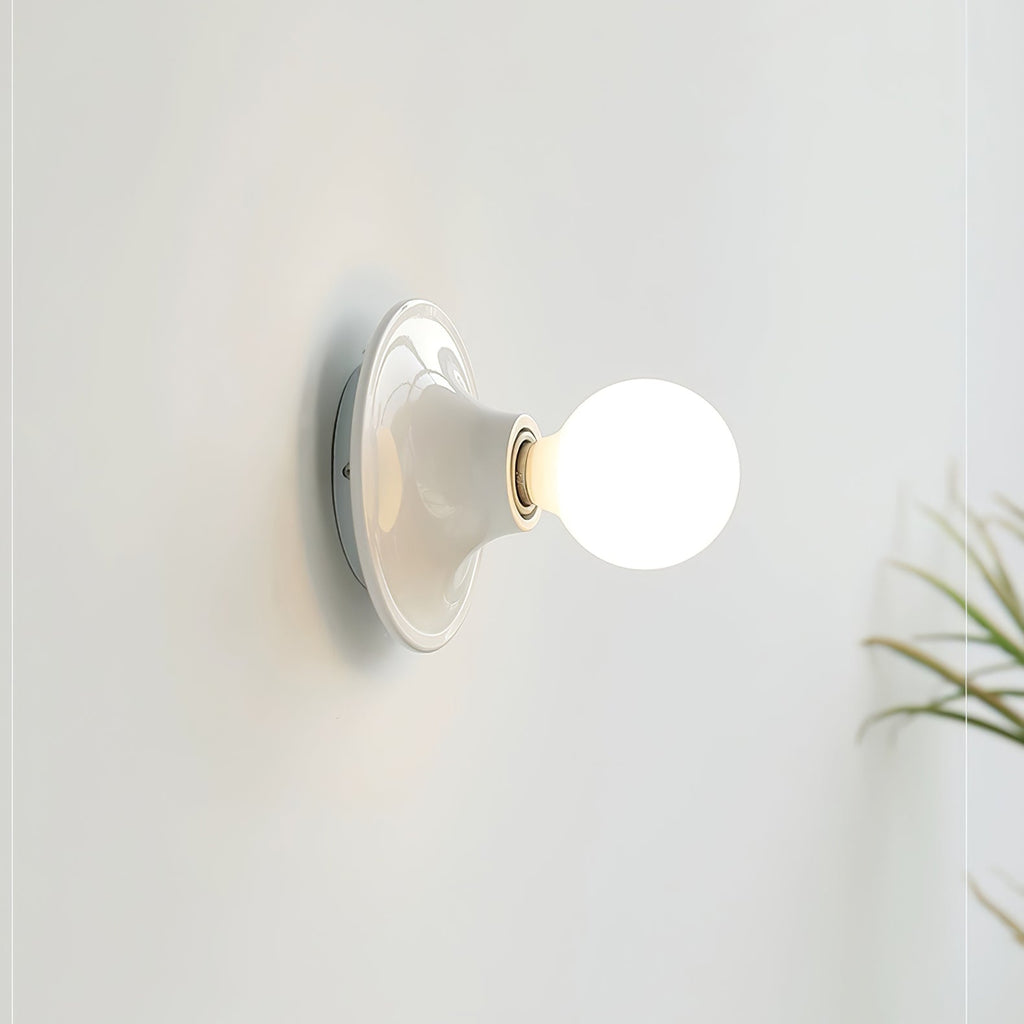 Eclipta Wall Sconce | Metal & Glass, Minimalist Design for Indoor Use in Modern Interiors
