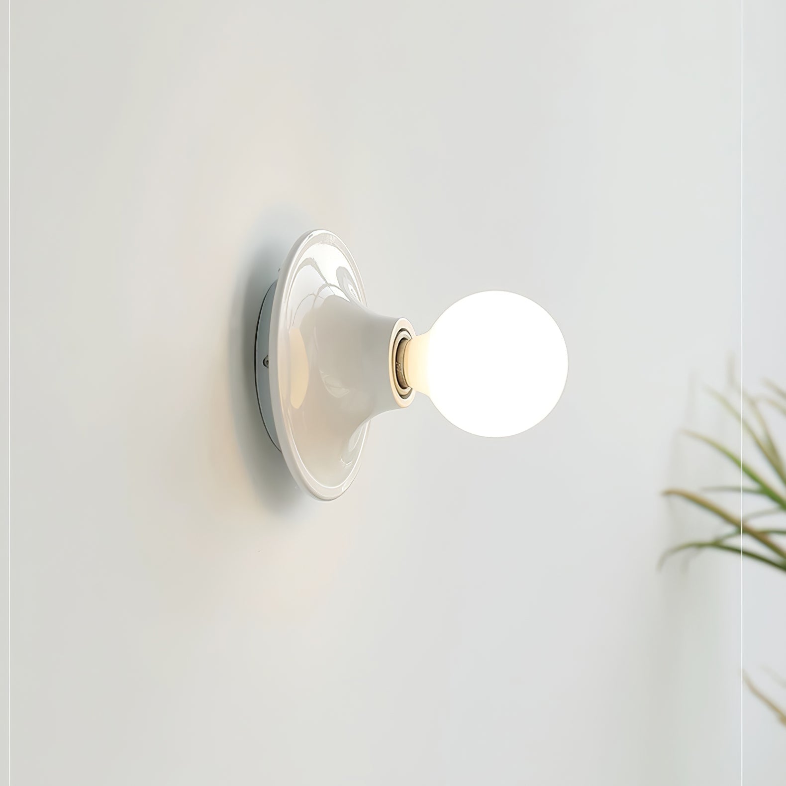 Eclipta Wall Sconce | Metal & Glass, Minimalist Design for Indoor Use in Modern Interiors