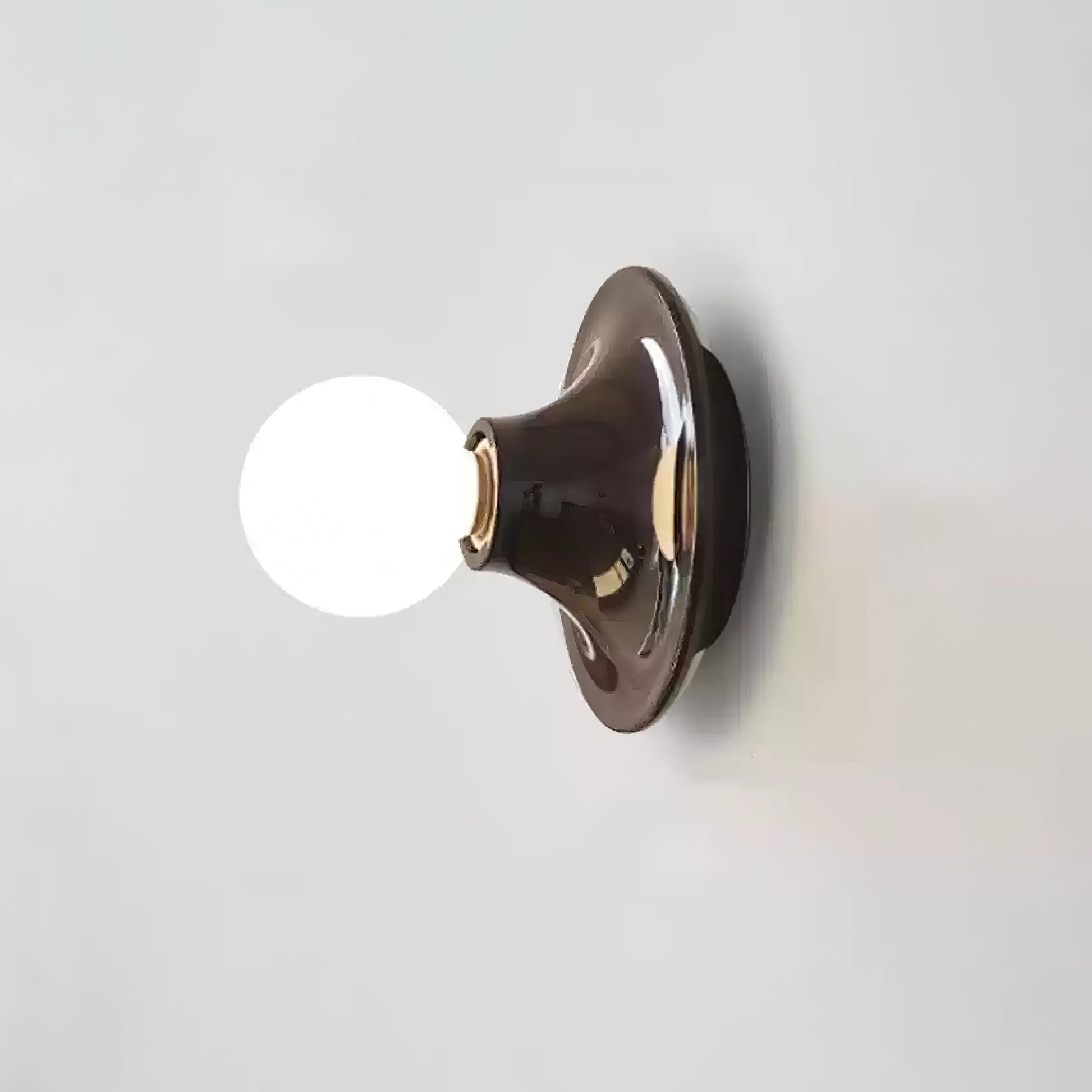 Eclipta Wall Sconce | Metal & Glass, Minimalist Design for Indoor Use in Modern Interiors