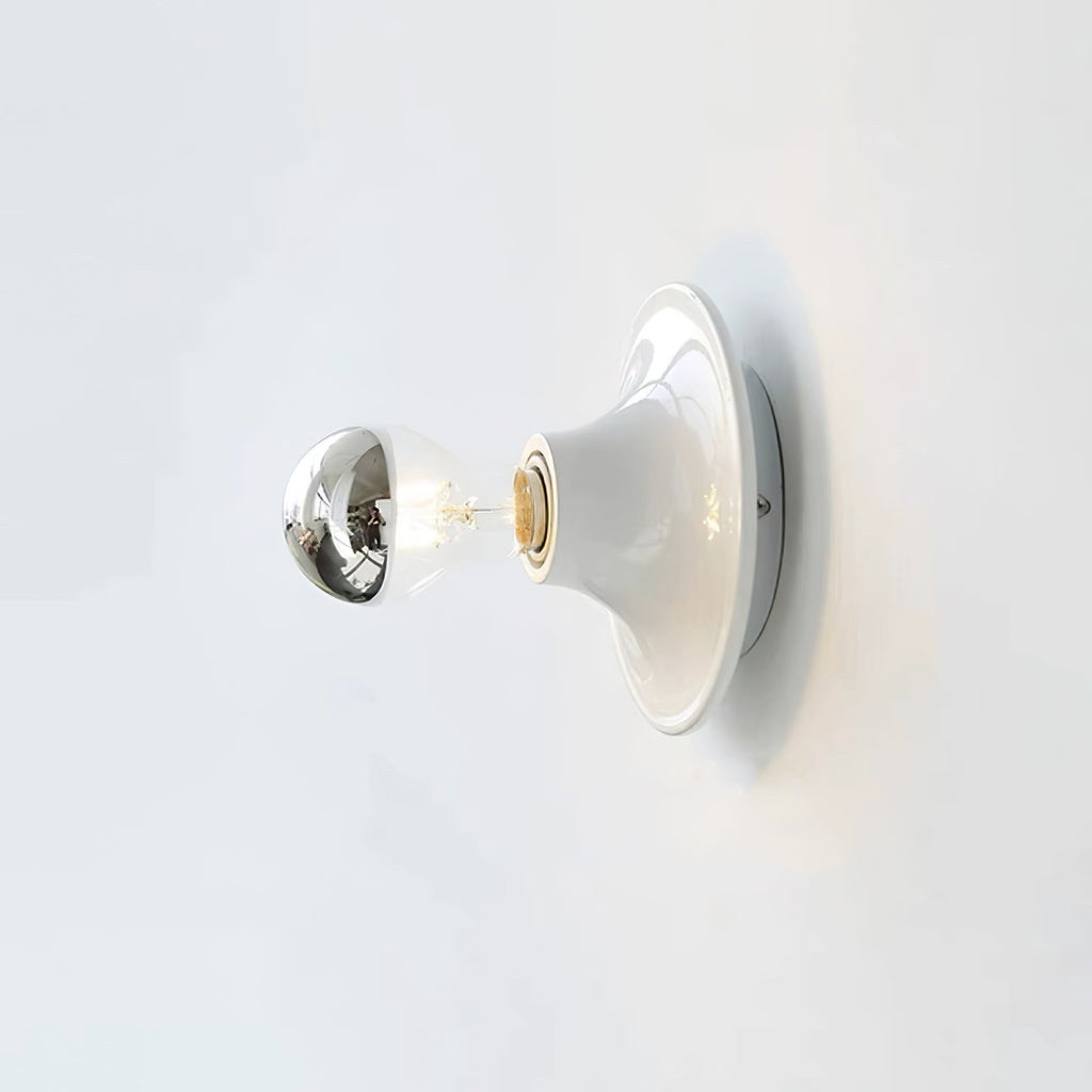 Eclipta Wall Sconce | Metal & Glass, Minimalist Design for Indoor Use in Modern Interiors