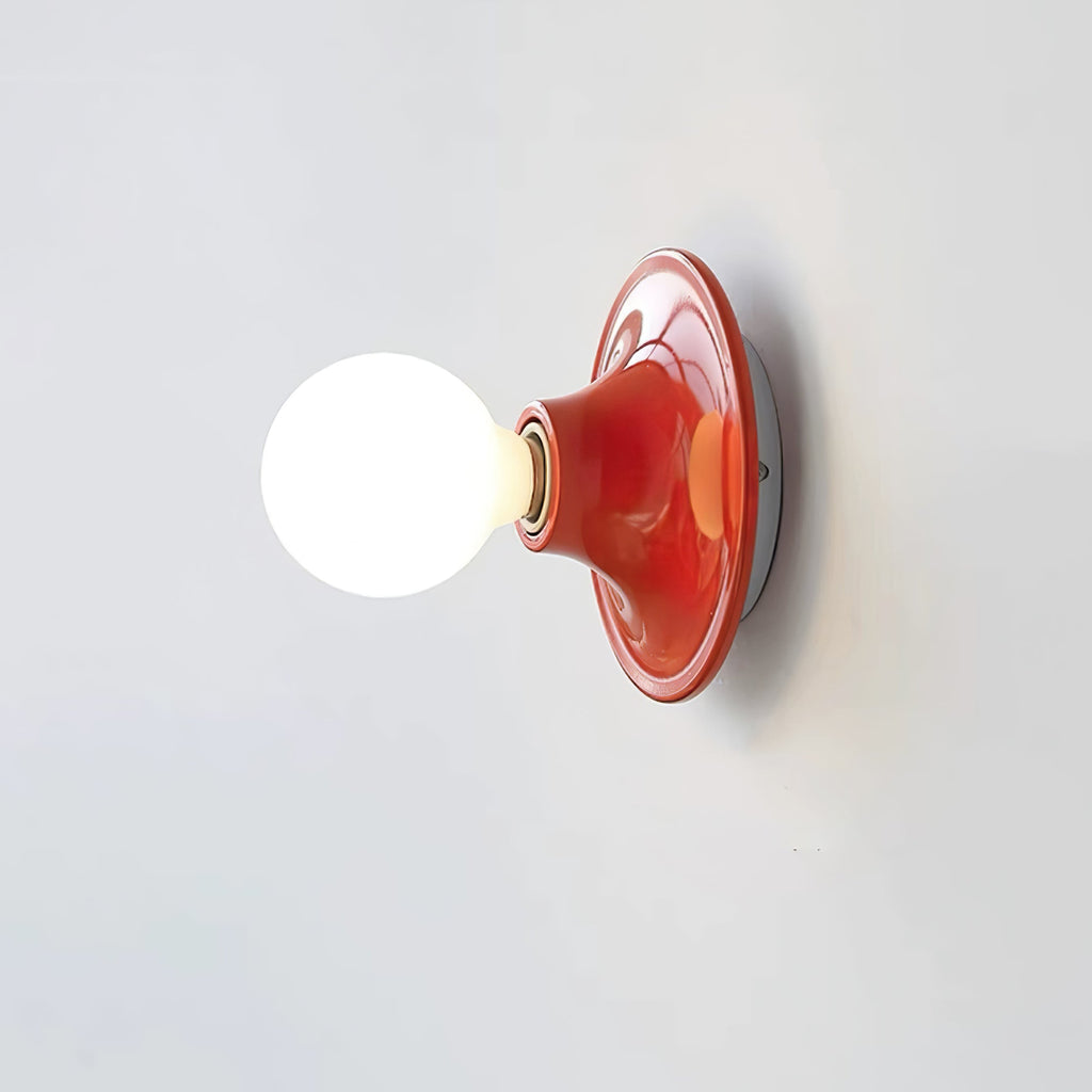 Eclipta Wall Sconce | Metal & Glass, Minimalist Design for Indoor Use in Modern Interiors