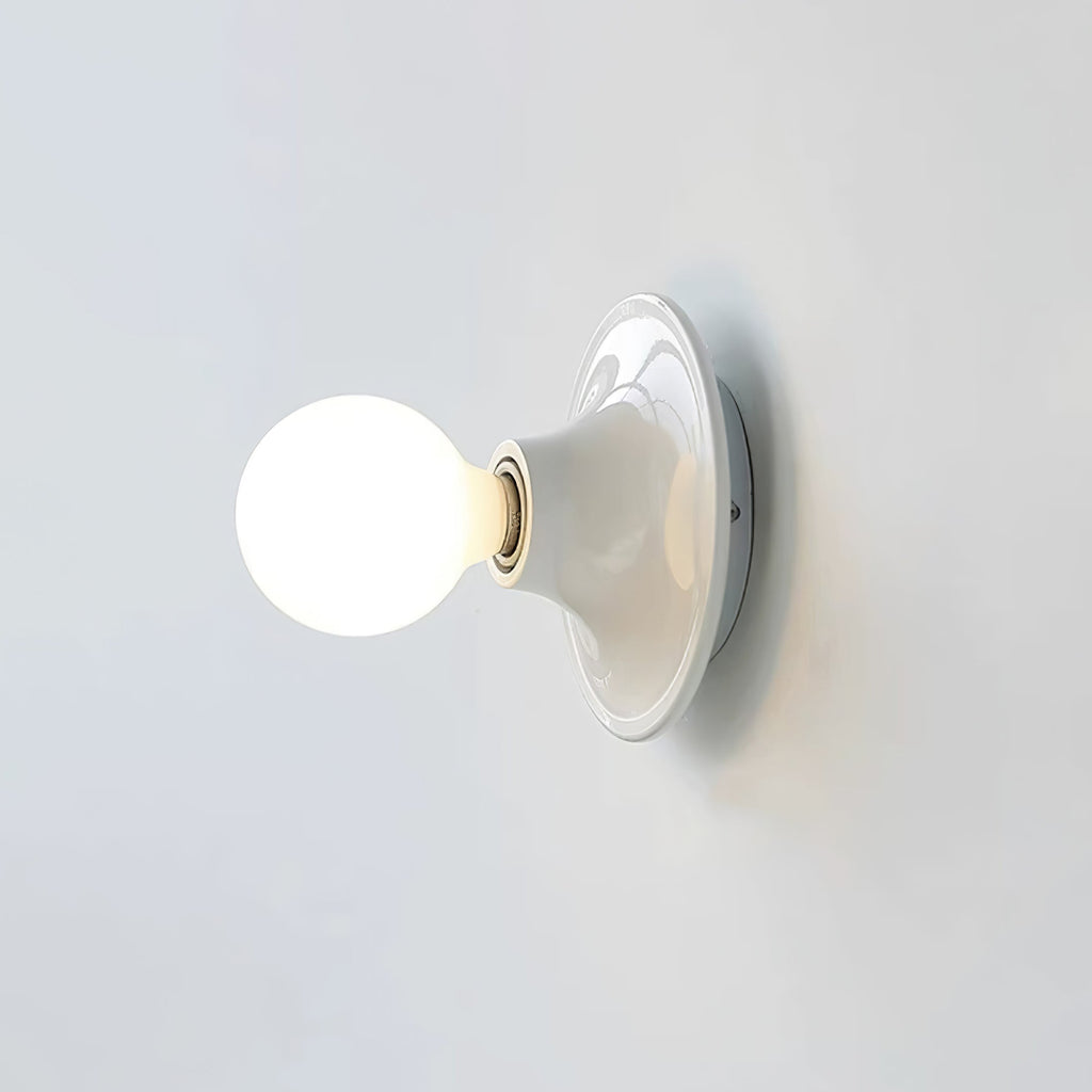 Eclipta Wall Sconce | Metal & Glass, Minimalist Design for Indoor Use in Modern Interiors
