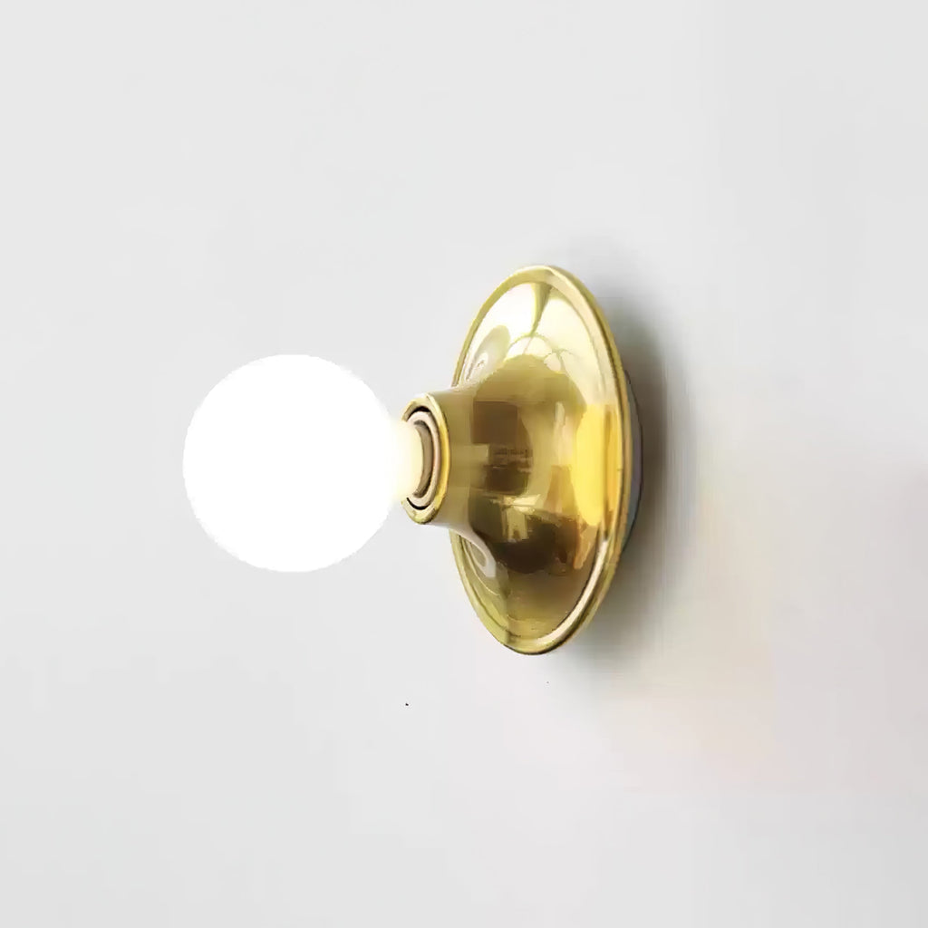 Eclipta Wall Sconce | Metal & Glass, Minimalist Design for Indoor Use in Modern Interiors