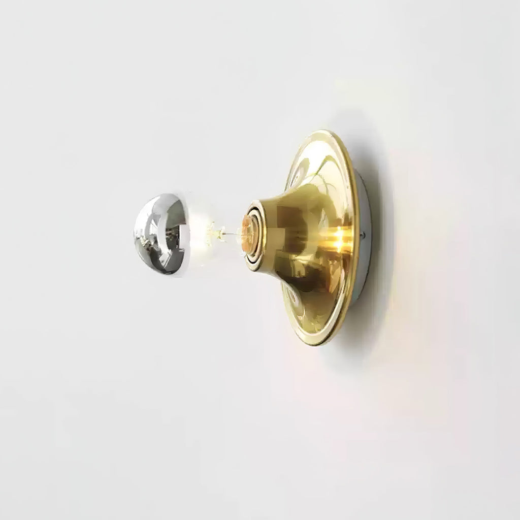 Eclipta Wall Sconce | Metal & Glass, Minimalist Design for Indoor Use in Modern Interiors