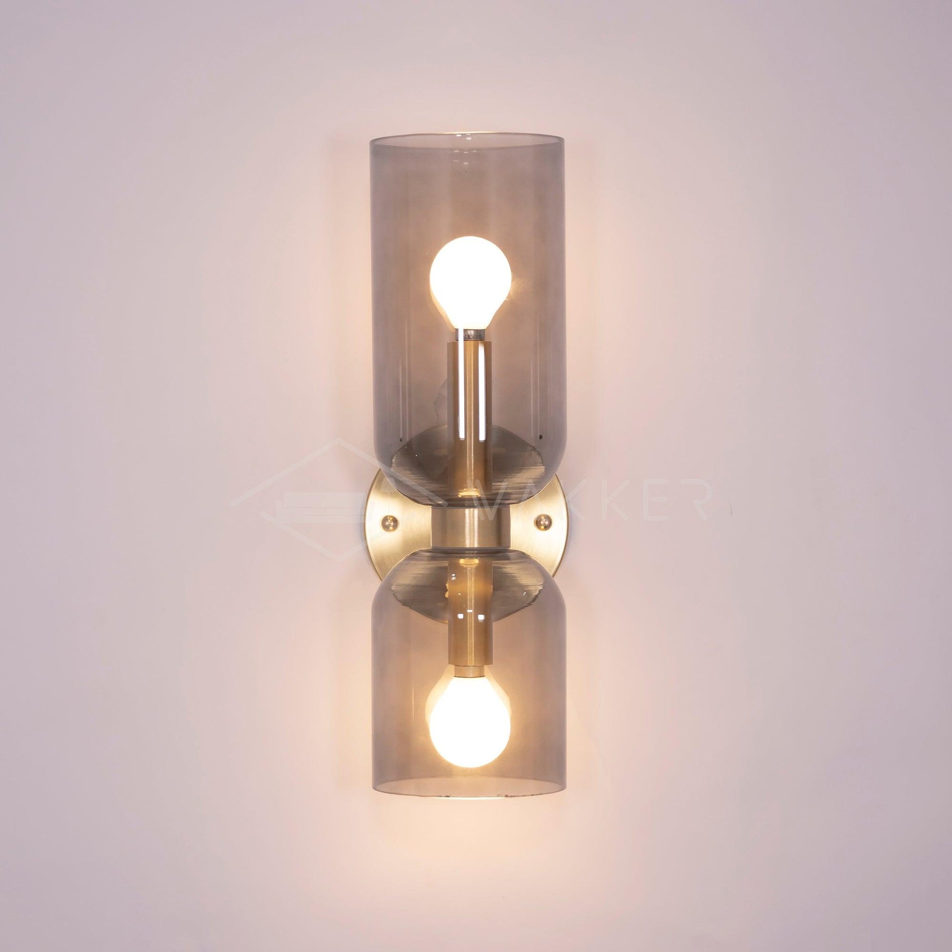 Edie Wall Lamp | Opal Glass Shade, Metal Body & Ideal for Indoor Use in Modern Spaces