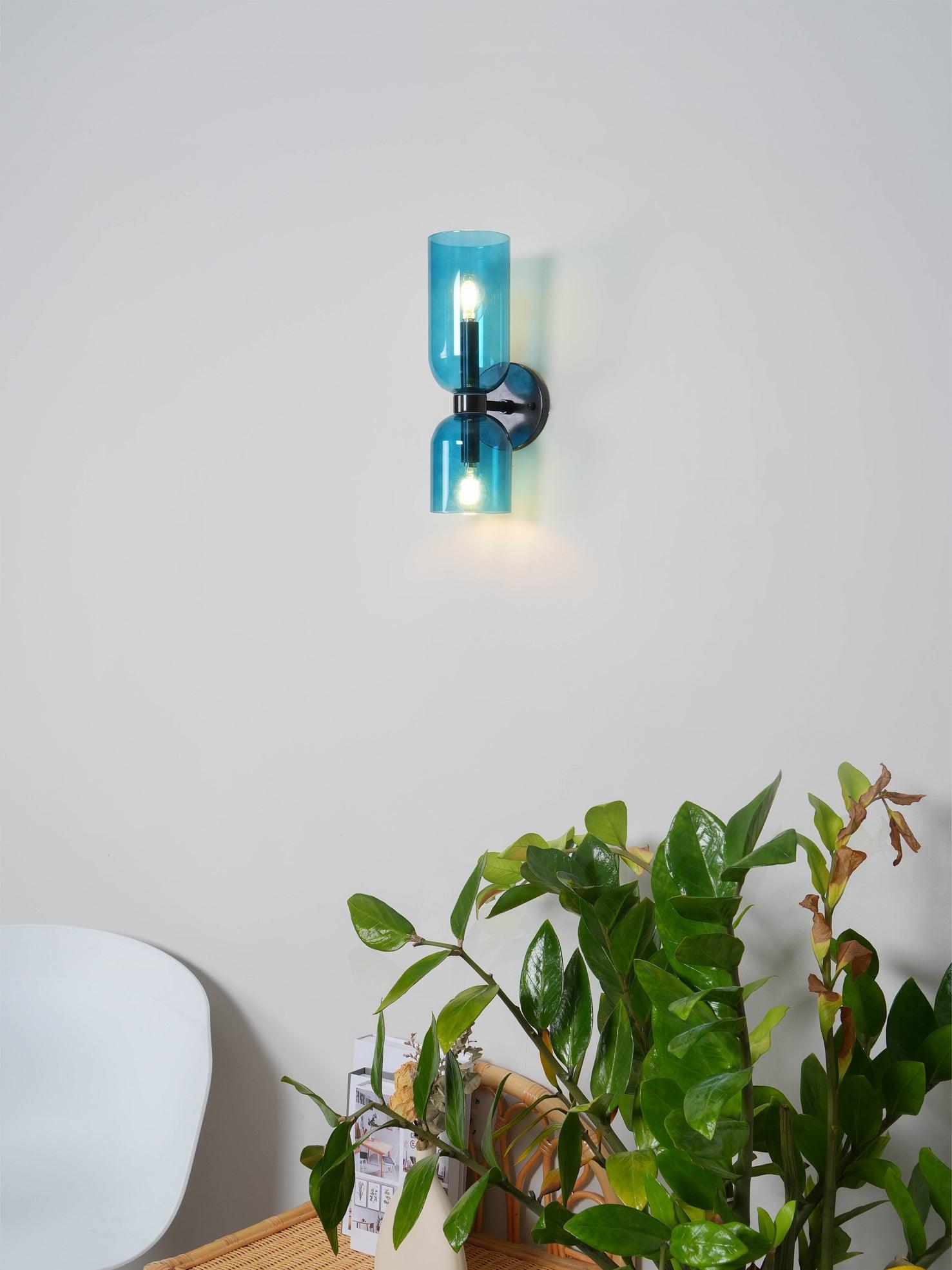 Edie Wall Lamp | Opal Glass Shade, Metal Body & Ideal for Indoor Use in Modern Spaces