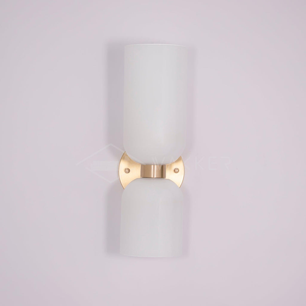 Edie Wall Lamp | Opal Glass Shade, Metal Body & Ideal for Indoor Use in Modern Spaces
