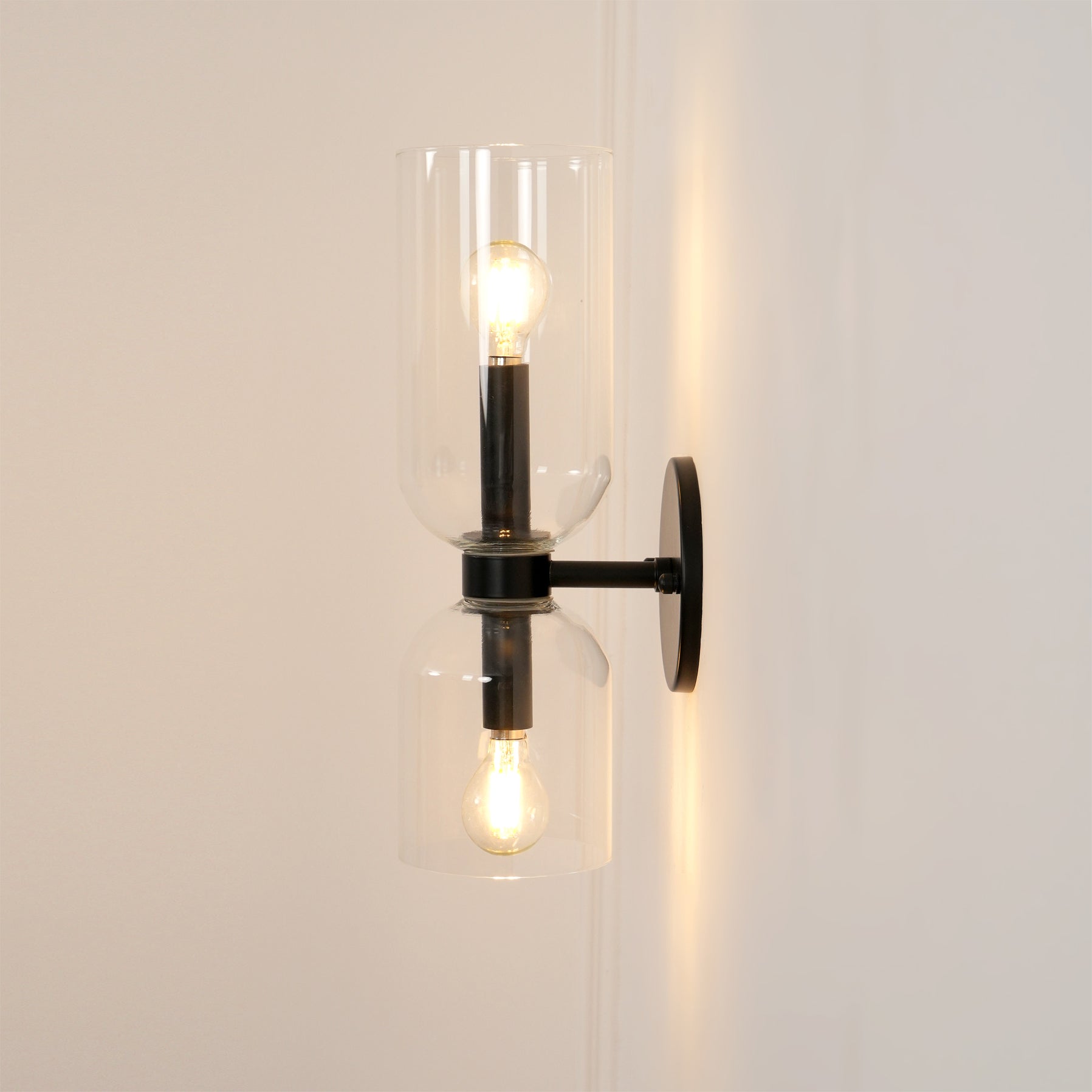 Edie Wall Lamp | Opal Glass Shade, Metal Body & Ideal for Indoor Use in Modern Spaces