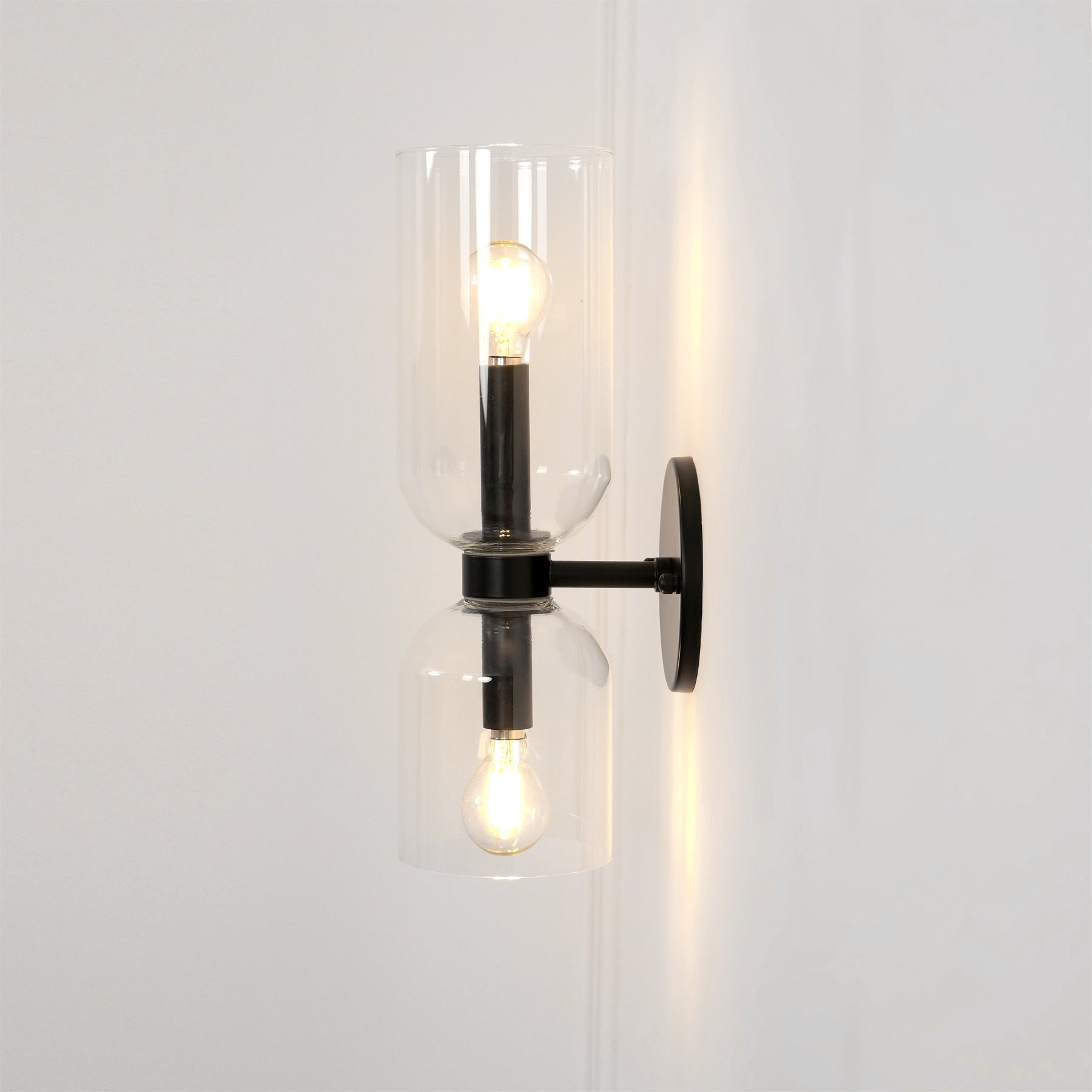 Edie Wall Lamp | Opal Glass Shade, Metal Body & Ideal for Indoor Use in Modern Spaces