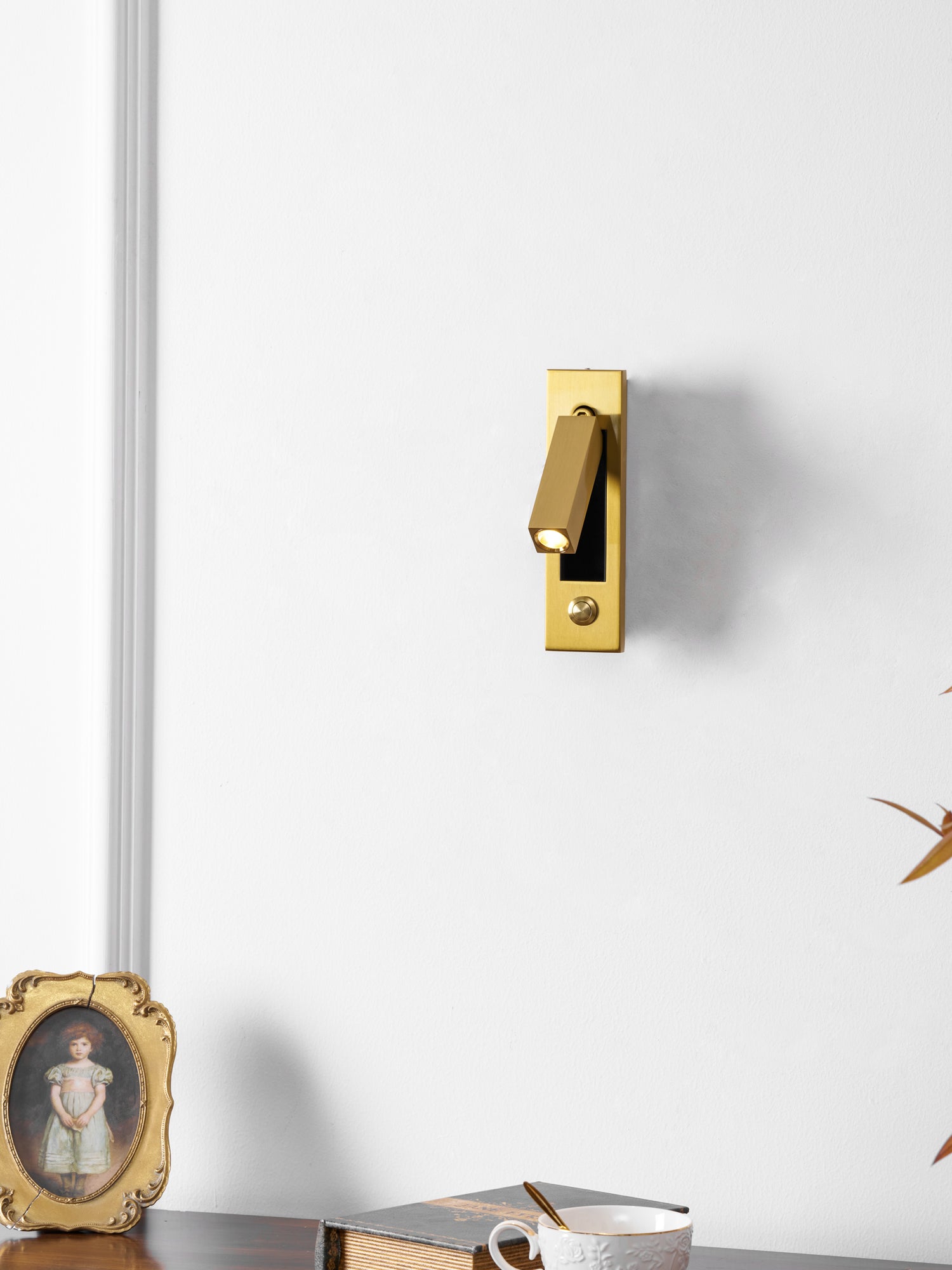 LED Bedside Reading Light | Adjustable Head, Dimmable & Space-Saving for Modern Bedrooms