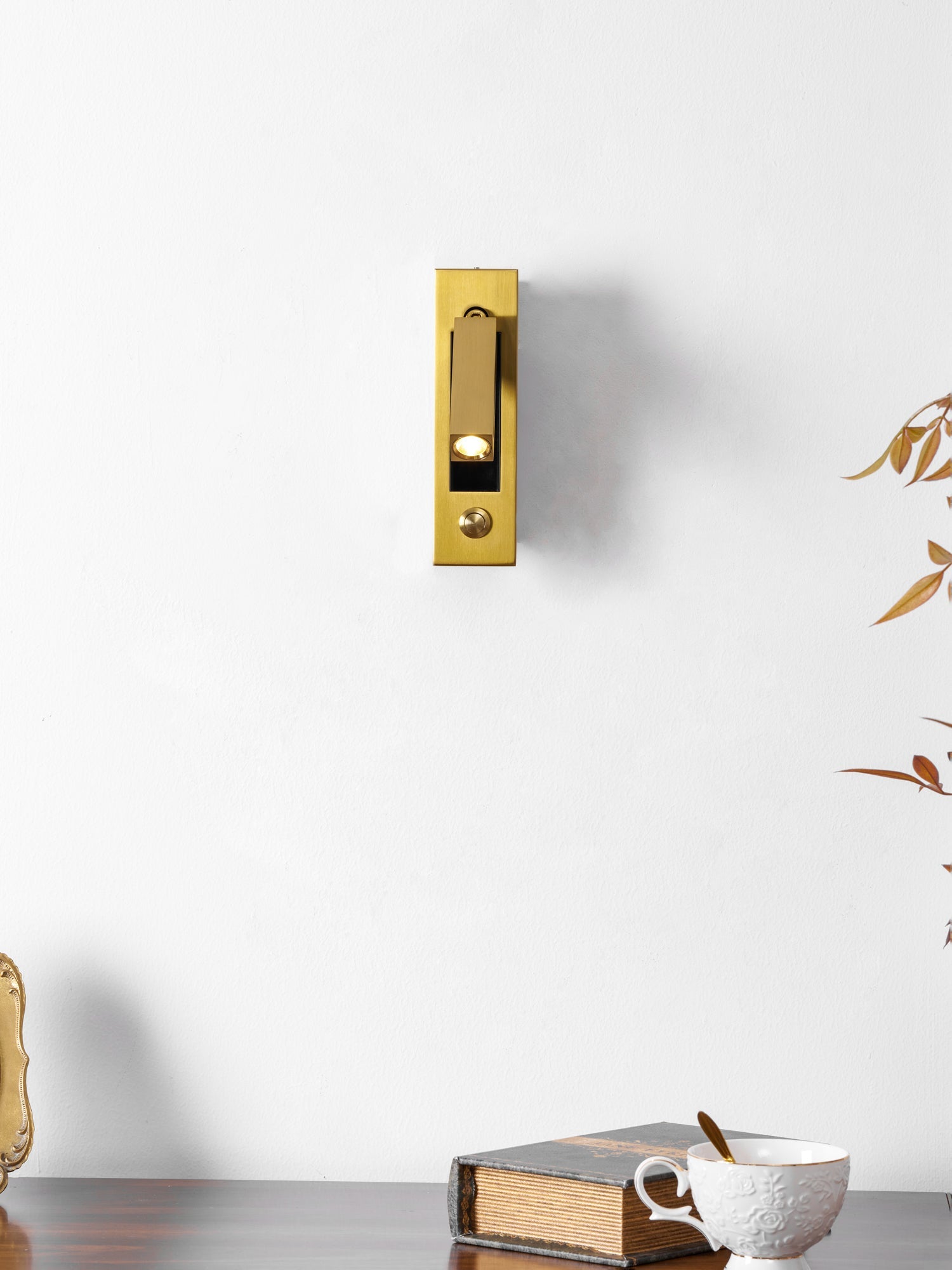 LED Bedside Reading Light | Adjustable Head, Dimmable & Space-Saving for Modern Bedrooms