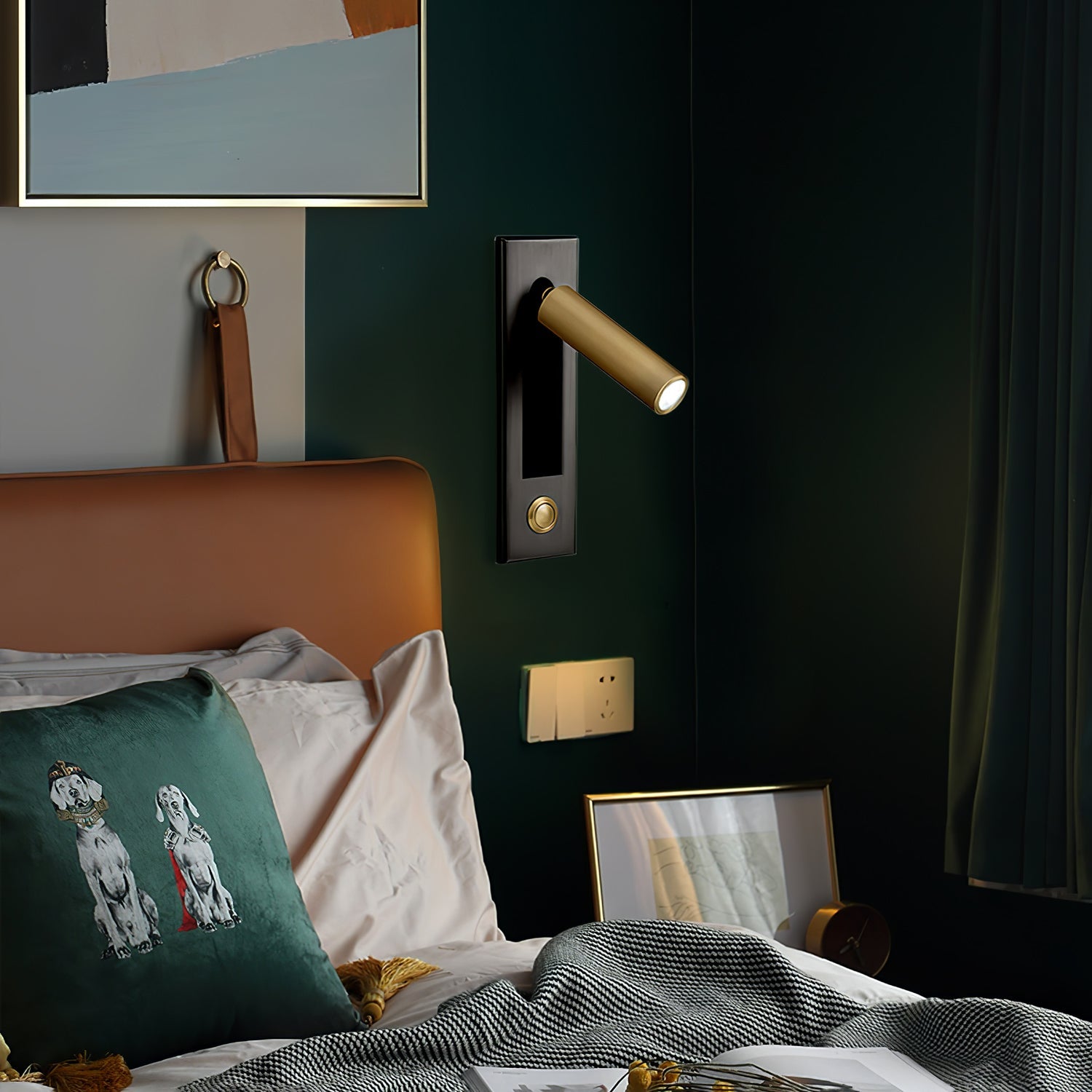 LED Bedside Reading Light | Adjustable Head, Dimmable & Space-Saving for Modern Bedrooms