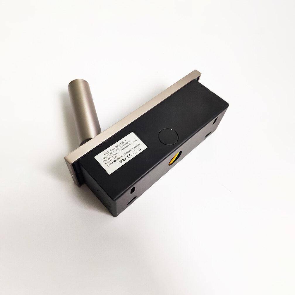 LED Bedside Reading Light | Adjustable Head, Dimmable & Space-Saving for Modern Bedrooms