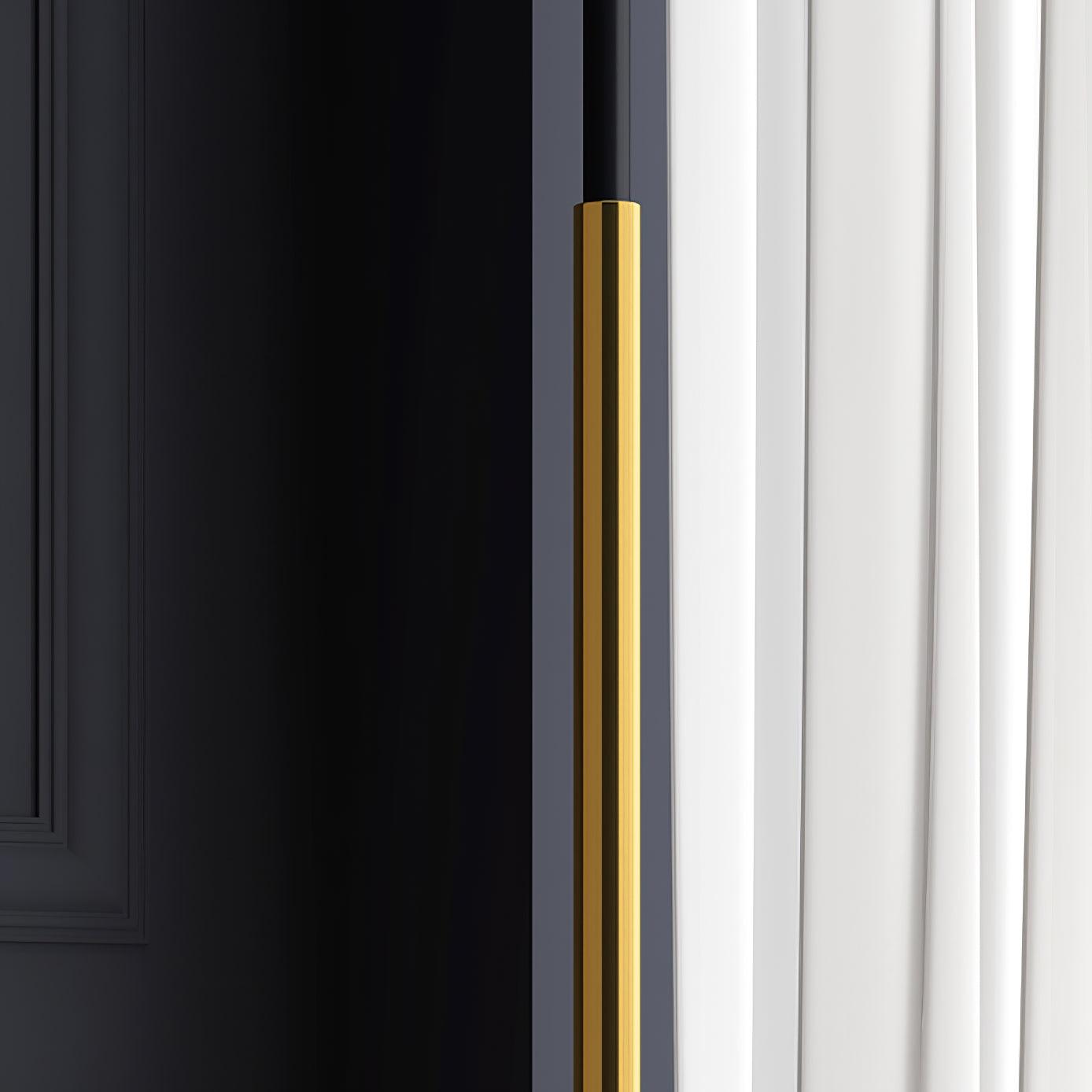 Mid-Century Modern Floor Lamp | Adjustable Shade, Gold Base & Ideal for Small Spaces