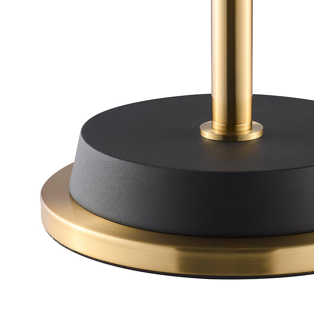 Mid-Century Modern Floor Lamp | Adjustable Shade, Gold Base & Ideal for Small Spaces