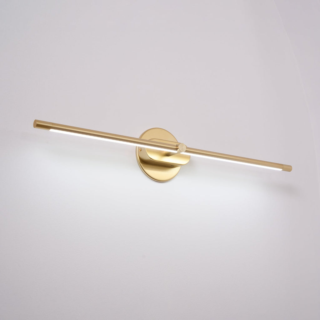 Minimalist Linear Rechargeable Wall Lamp | Touch Sensor, USB Charging & Ideal for Bathrooms and Vanity Mirrors