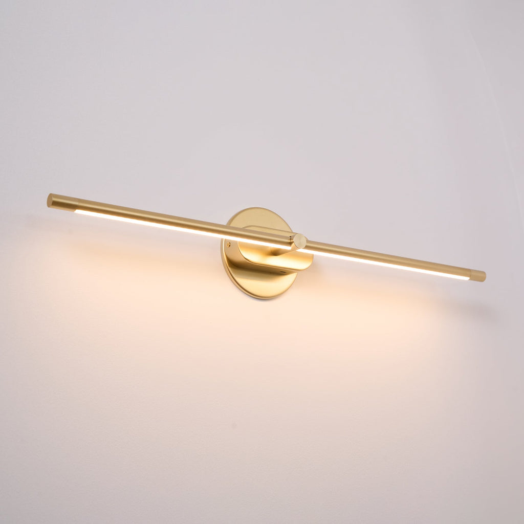 Minimalist Linear Rechargeable Wall Lamp | Touch Sensor, USB Charging & Ideal for Bathrooms and Vanity Mirrors