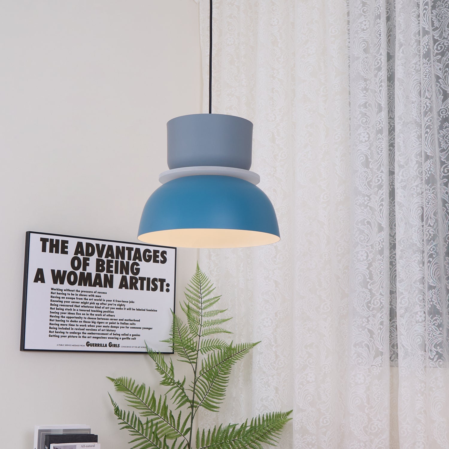 Etta Series Pendant Light | Colorful Geometric Design, LED Compatible & Ideal for Modern Indoor Spaces