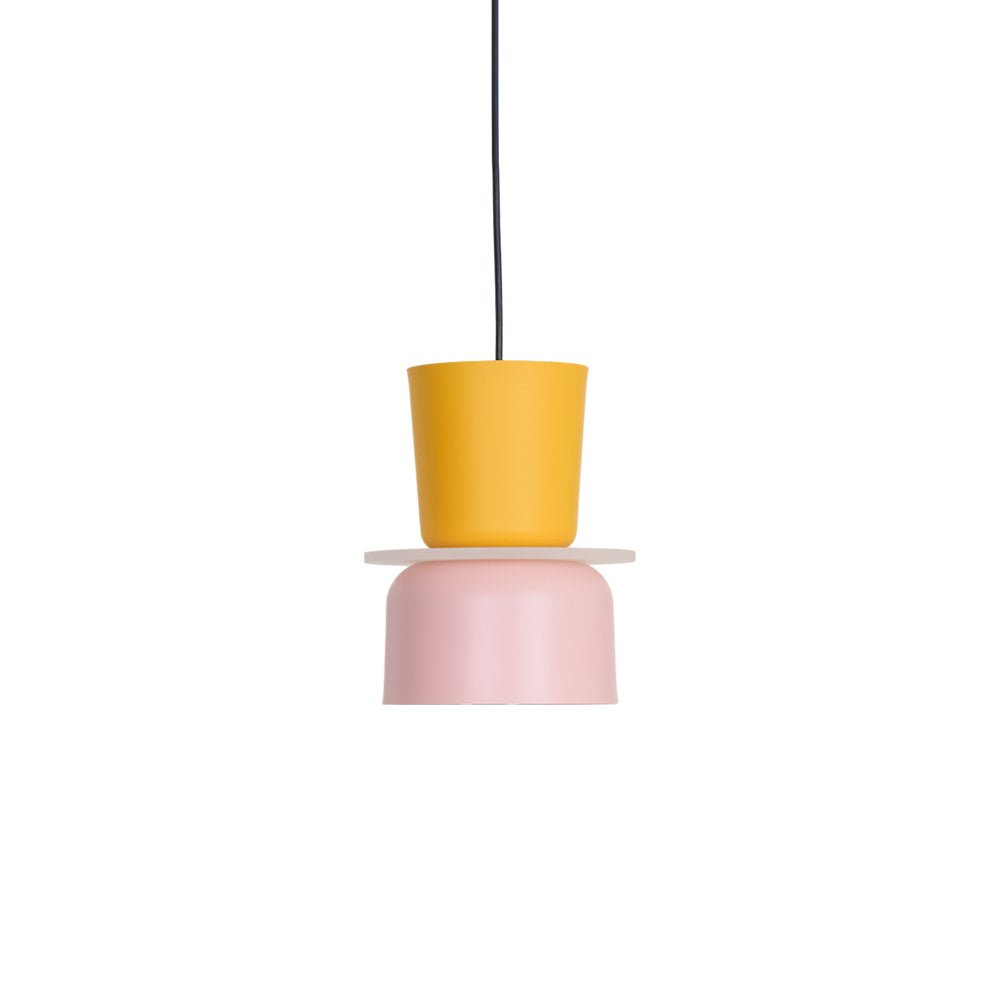 Etta Series Pendant Light | Colorful Geometric Design, LED Compatible & Ideal for Modern Indoor Spaces