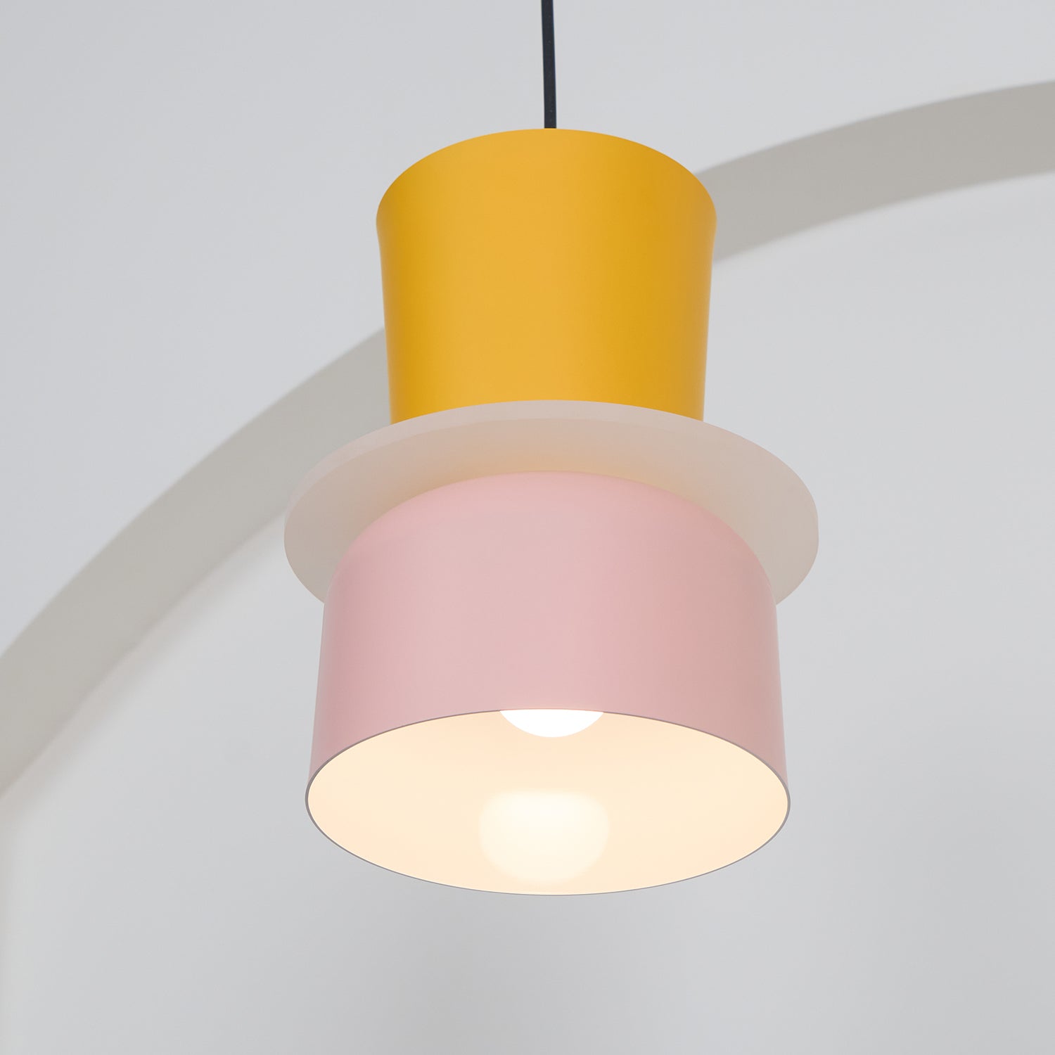 Etta Series Pendant Light | Colorful Geometric Design, LED Compatible & Ideal for Modern Indoor Spaces