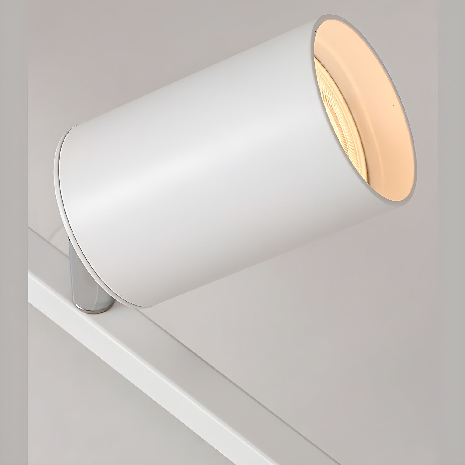LED Ceiling Light | Adjustable Spotlight Heads with Gold Accents for Living Spaces and Galleries