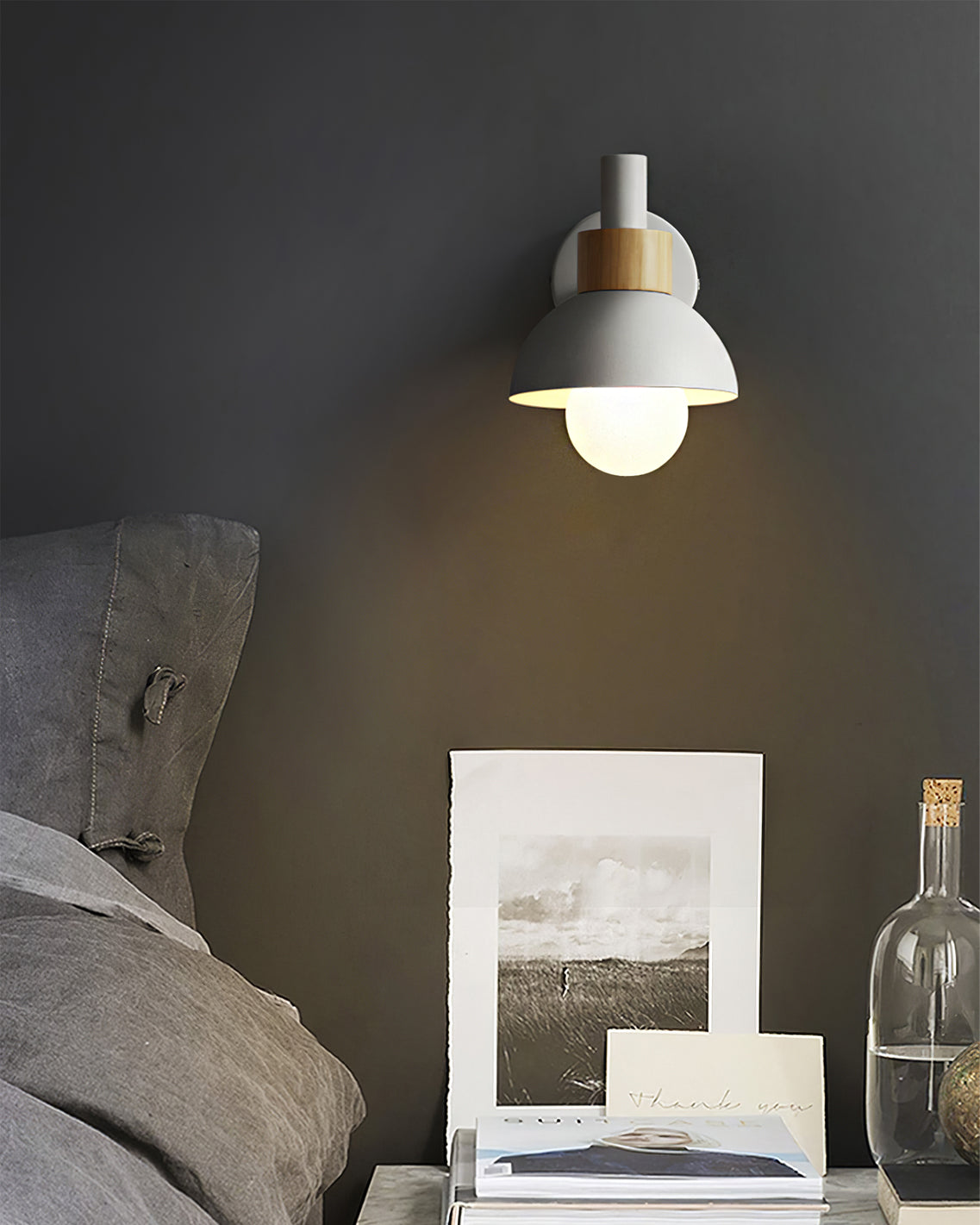 LED Wall Lamp - Modern Design with Adjustable Brightness - Ideal for Living Room, Bedroom & Hallway Lighting