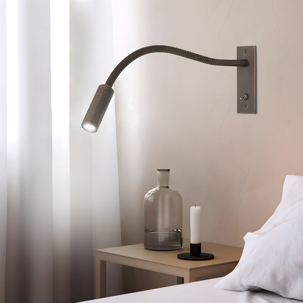 Flexible Gooseneck Wall Lamp | Adjustable LED Light for Reading Nooks & Task Lighting