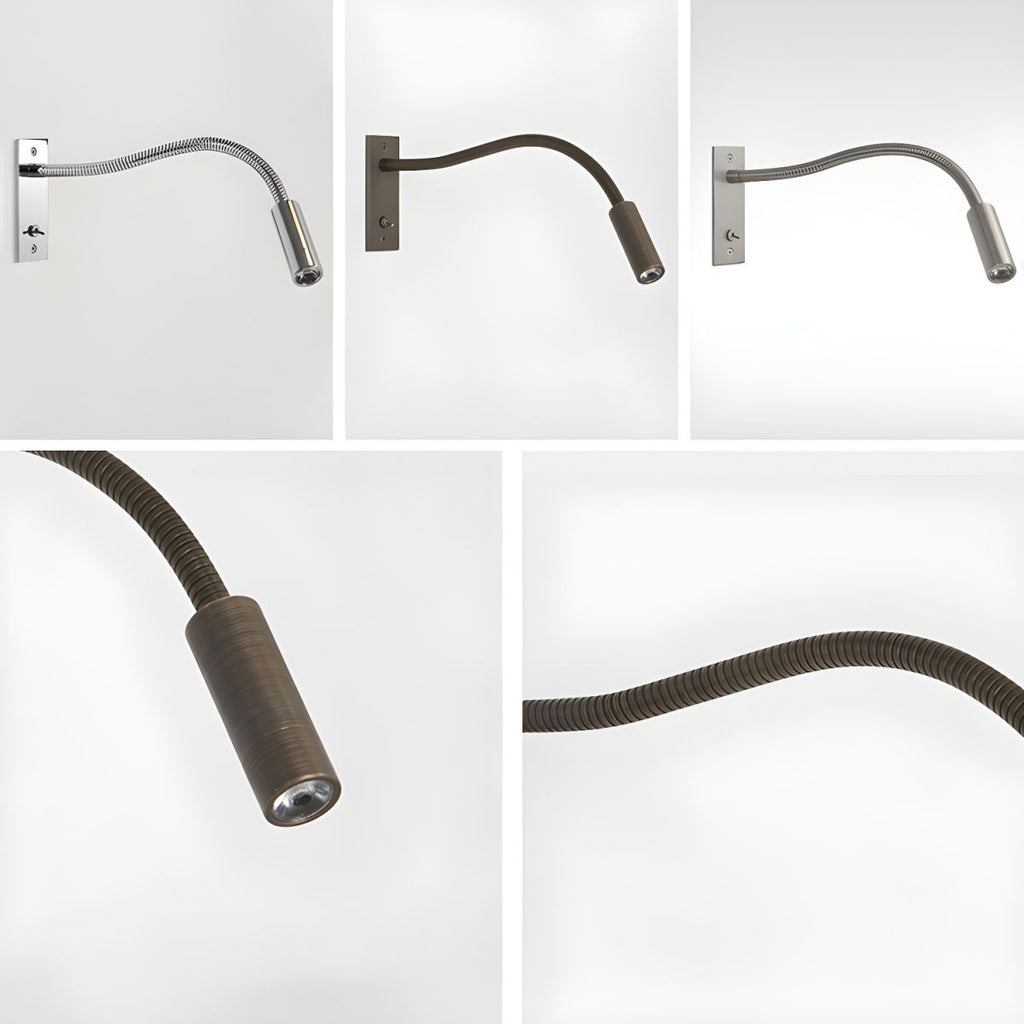 Flexible Gooseneck Wall Lamp | Adjustable LED Light for Reading Nooks & Task Lighting