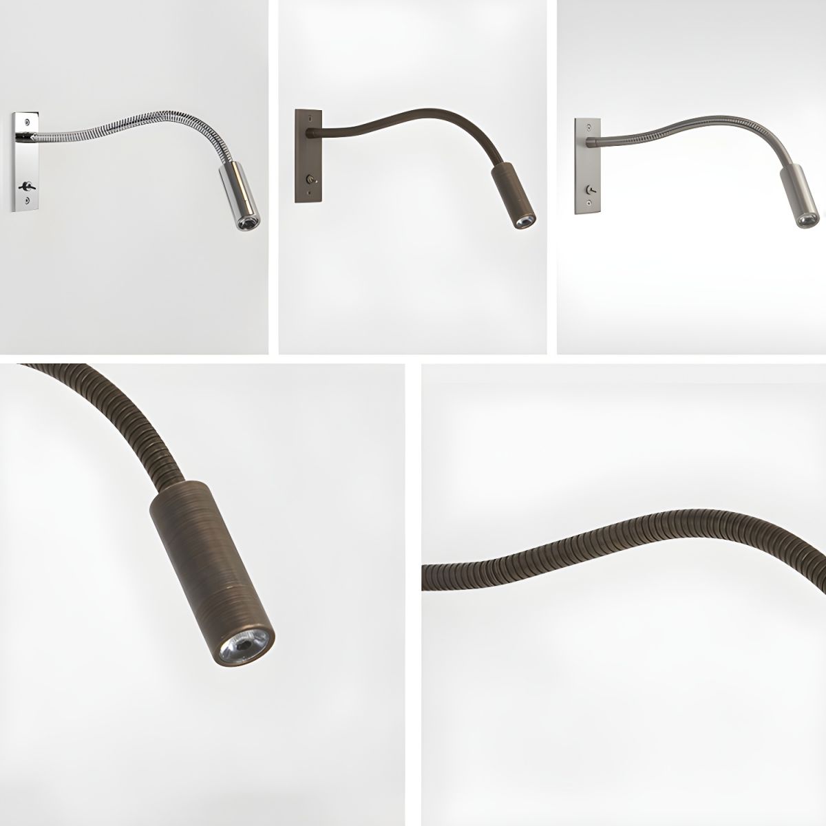 Flexible Gooseneck Wall Lamp | Adjustable LED Light for Reading Nooks & Task Lighting
