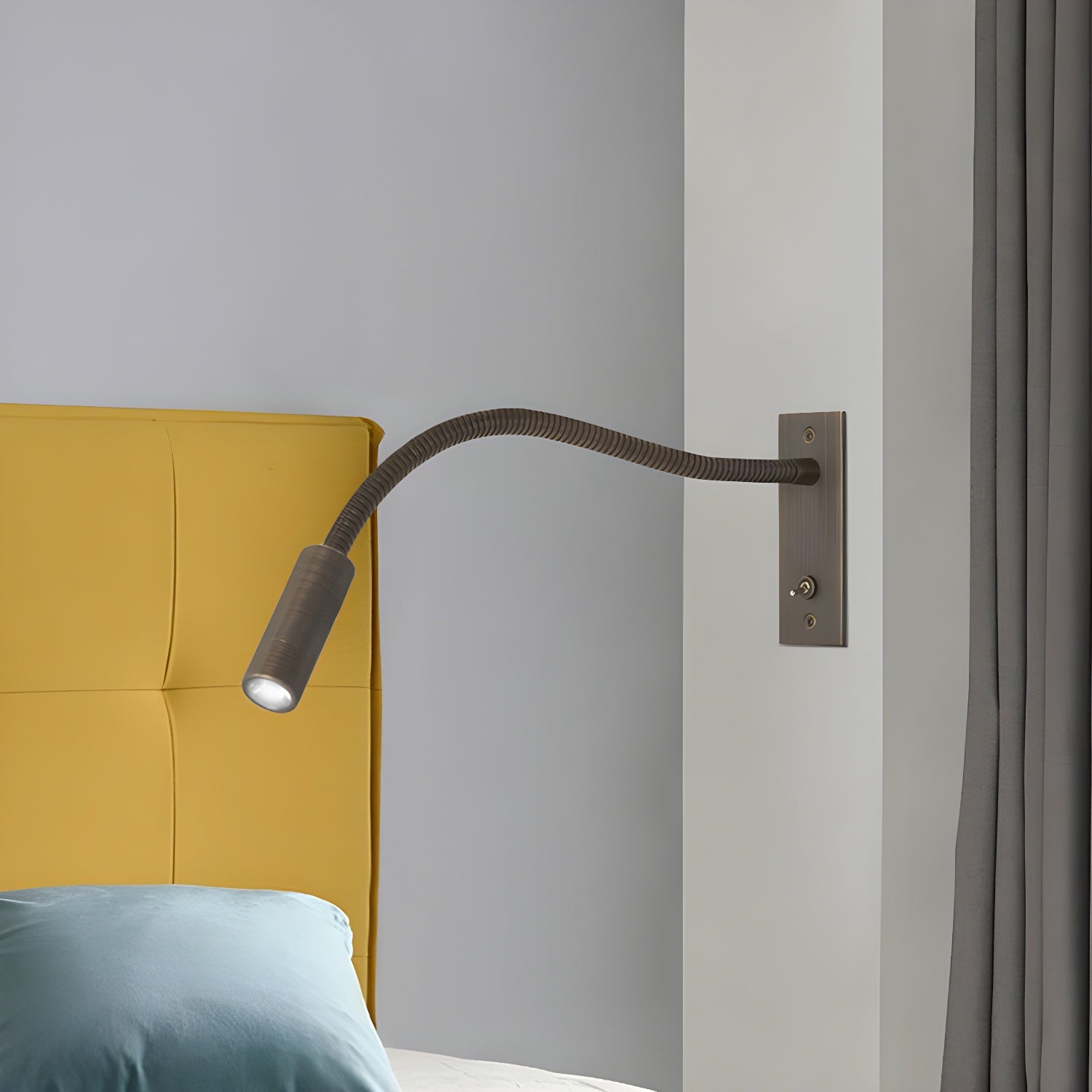 Flexible Gooseneck Wall Lamp | Adjustable LED Light for Reading Nooks & Task Lighting