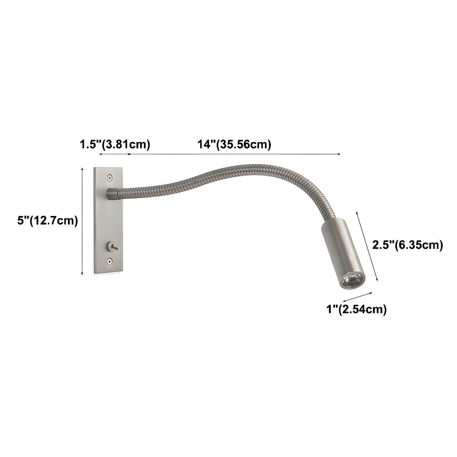 Flexible Gooseneck Wall Lamp | Adjustable LED Light for Reading Nooks & Task Lighting