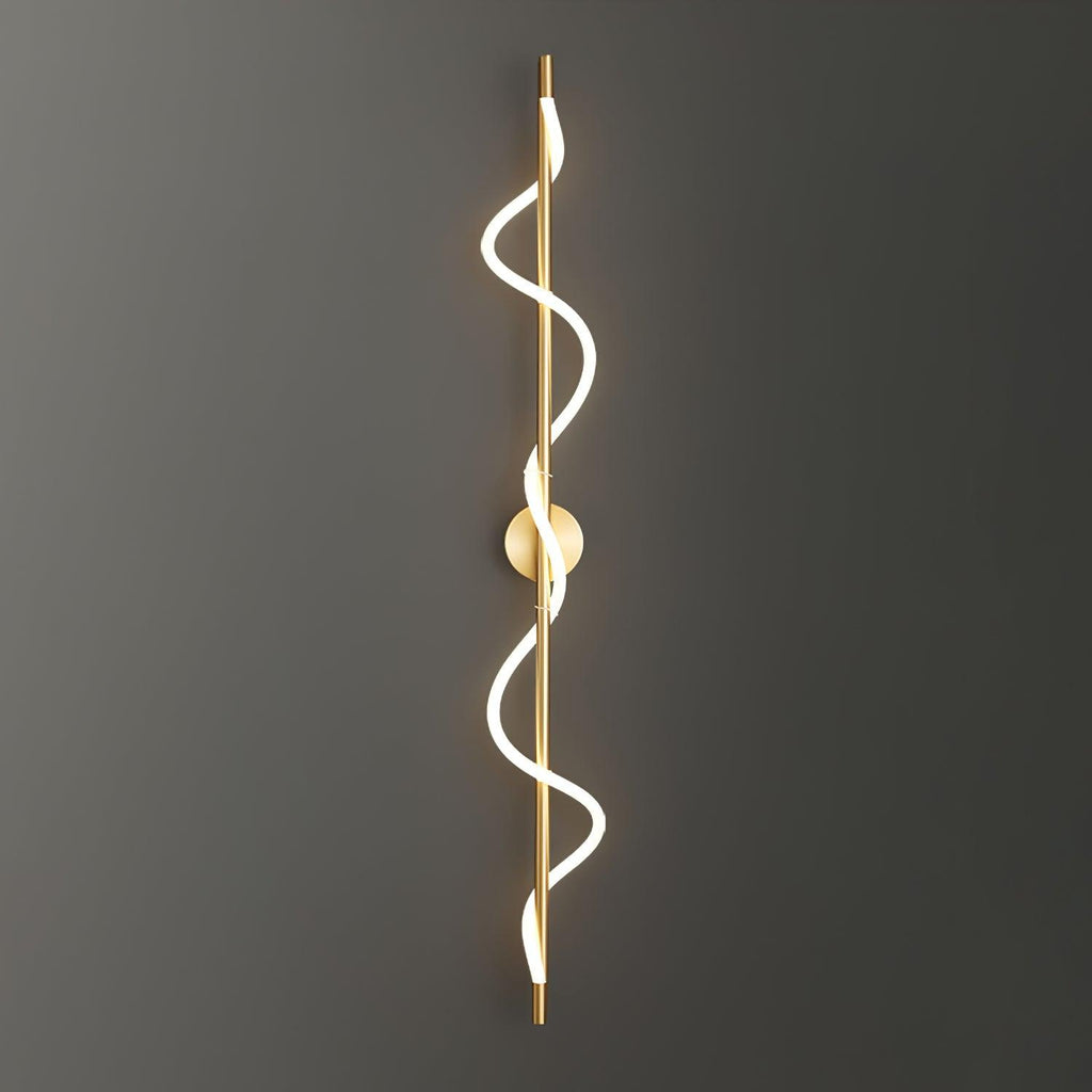 Flexible Linear Curve Wall Lamp - Adjustable Modern Lighting Fixture for Living Room & Hallway Decor