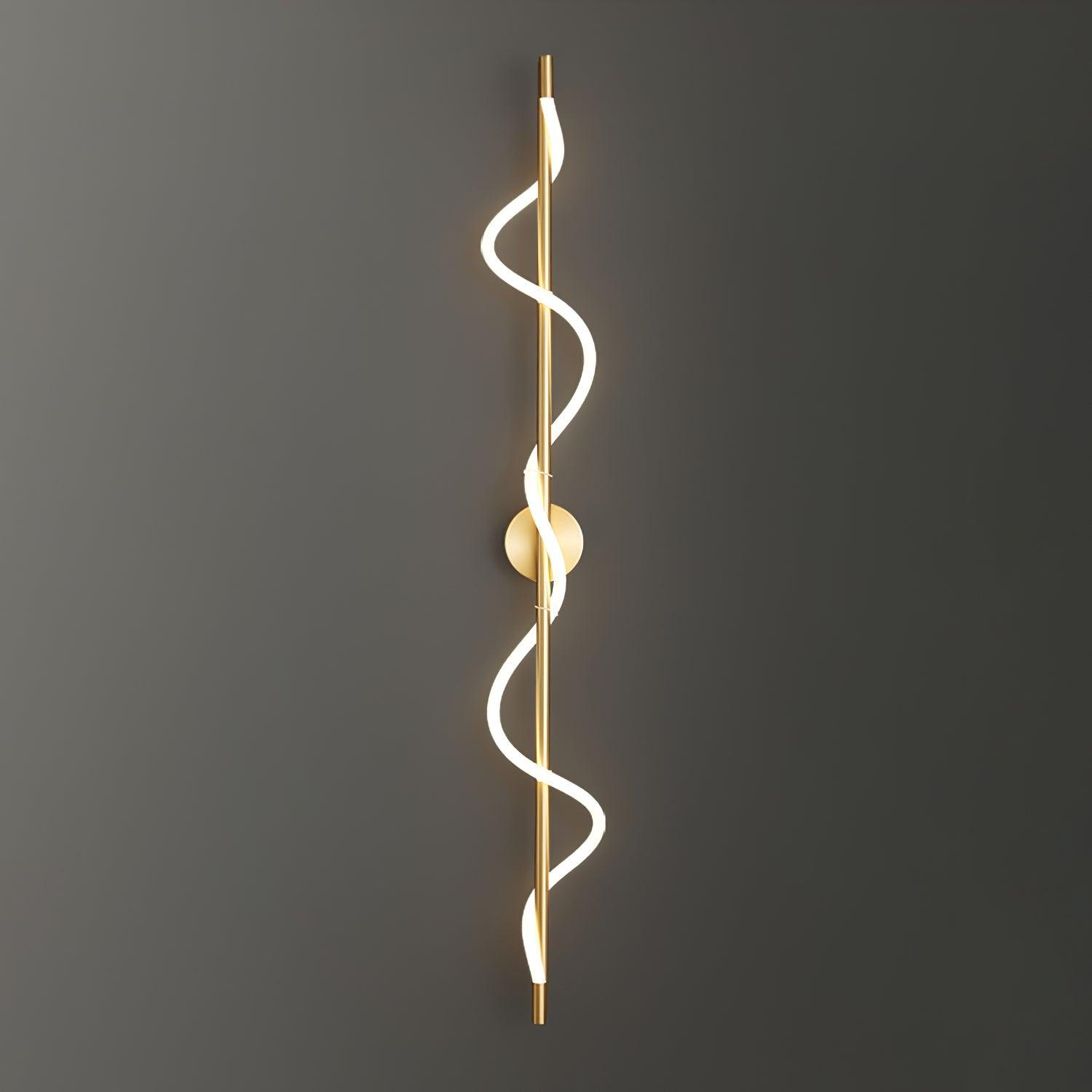 Flexible Linear Curve Wall Lamp - Adjustable Modern Lighting Fixture for Living Room & Hallway Decor
