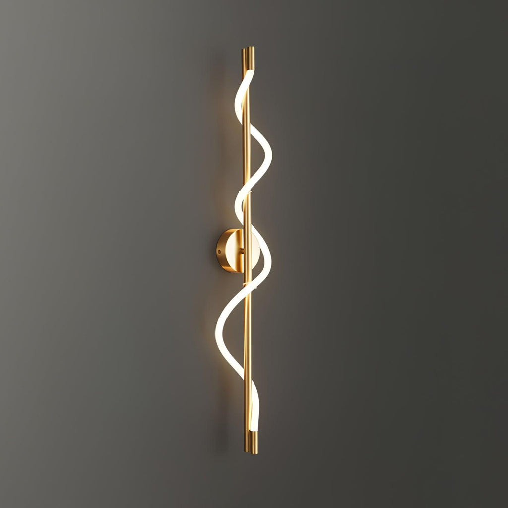 Flexible Linear Curve Wall Lamp - Adjustable Modern Lighting Fixture for Living Room & Hallway Decor