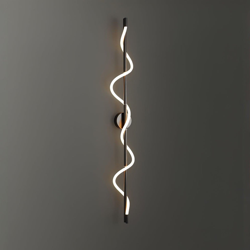 Flexible Linear Curve Wall Lamp - Adjustable Modern Lighting Fixture for Living Room & Hallway Decor