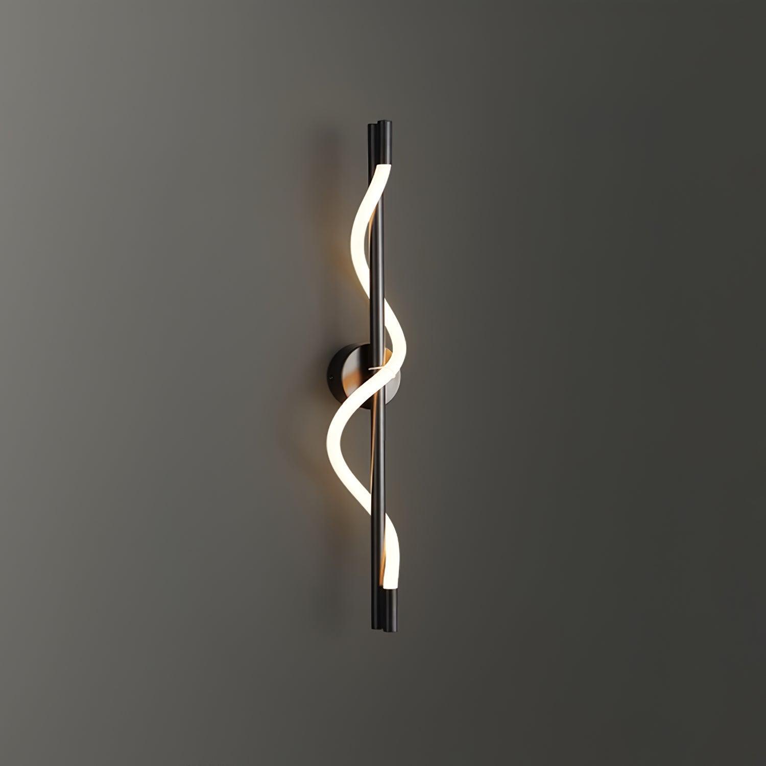 Flexible Linear Curve Wall Lamp - Adjustable Modern Lighting Fixture for Living Room & Hallway Decor