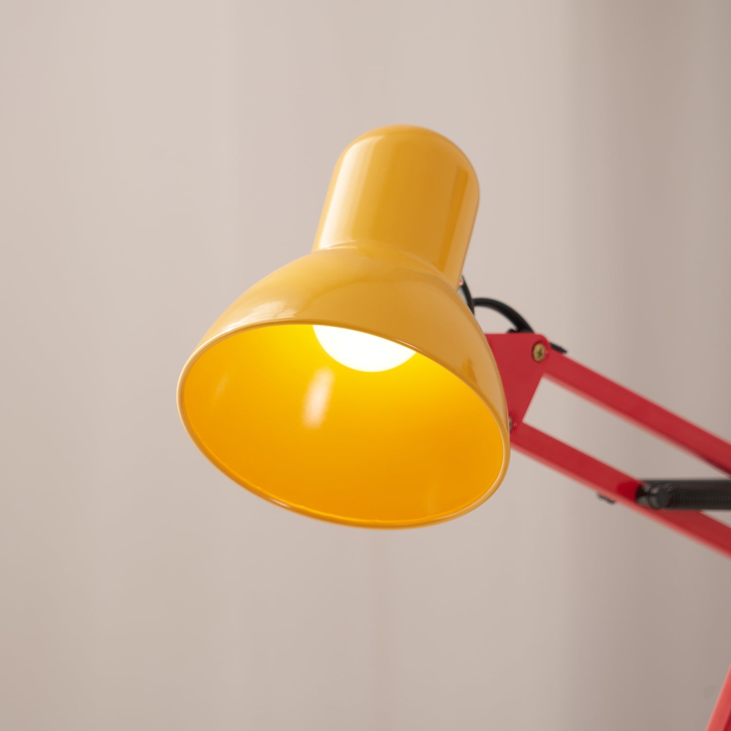 LED Table Lamp with Adjustable Arm and Shade - Modern Lighting for Home Office & Living Room Use