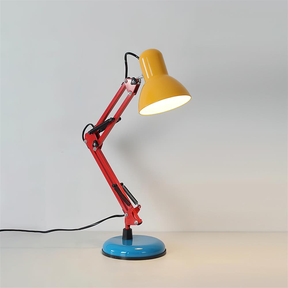 LED Table Lamp with Adjustable Arm and Shade - Modern Lighting for Home Office & Living Room Use
