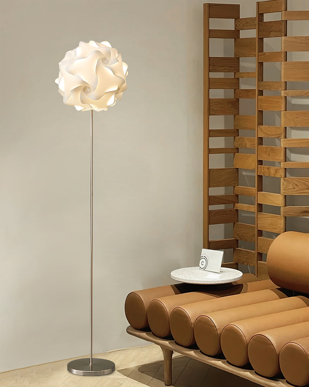 LED Flower Floor Lamp with Adjustable Height and Colorful Petals for Living Room & Bedroom Decor