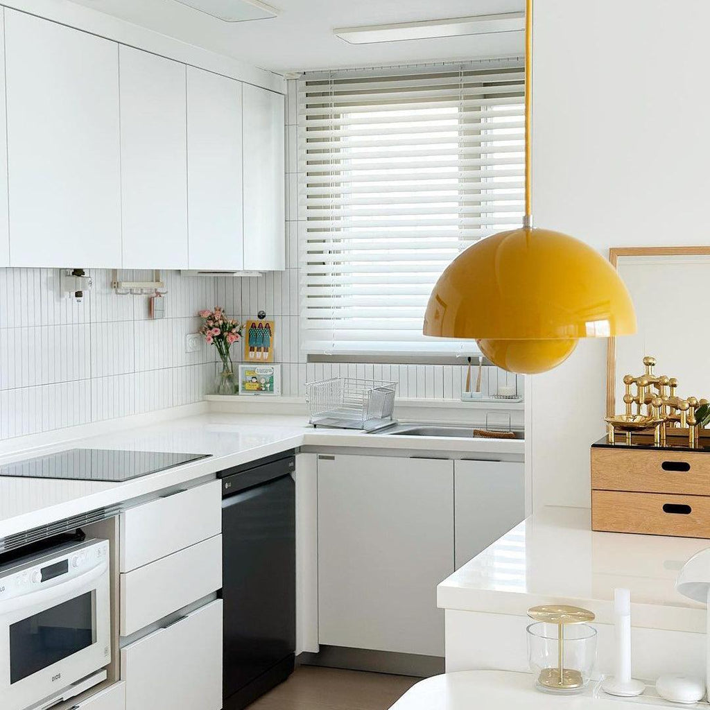 Flowerpot Pendant Lamp - Modern Hanging Light Fixture for Kitchen, Dining Room & Living Room Decor