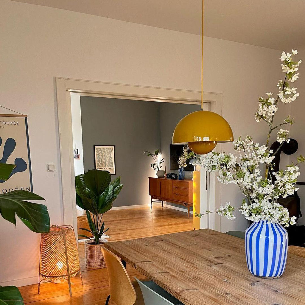 Flowerpot Pendant Lamp - Modern Hanging Light Fixture for Kitchen, Dining Room & Living Room Decor