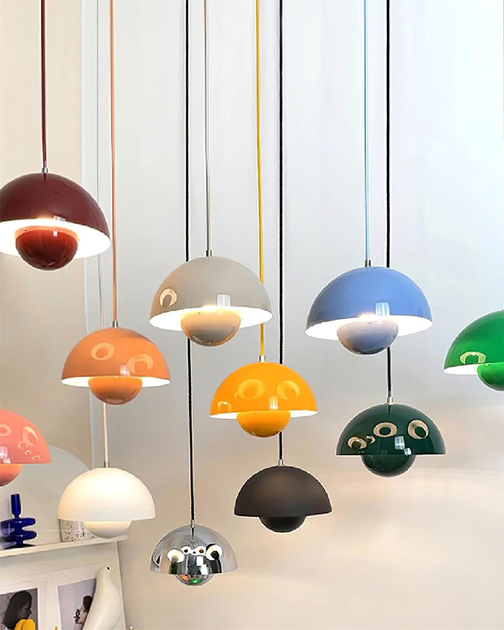 Flowerpot Pendant Lamp - Modern Hanging Light Fixture for Kitchen, Dining Room & Living Room Decor