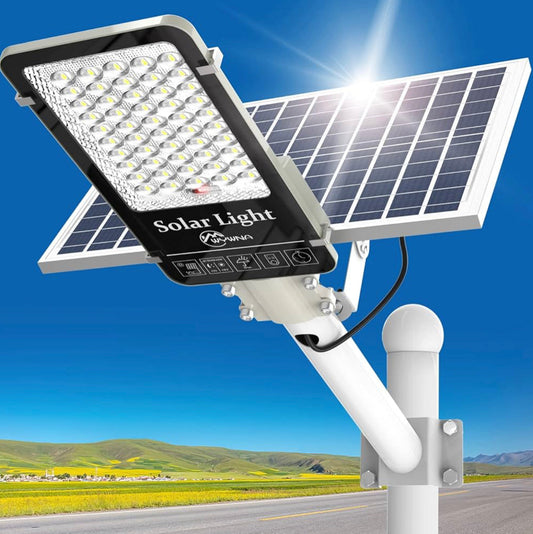 1600W Commercial Solar Street Light - Waterproof 160000LM Dusk to Dawn LED Fixture for Outdoor Lighting Solutions