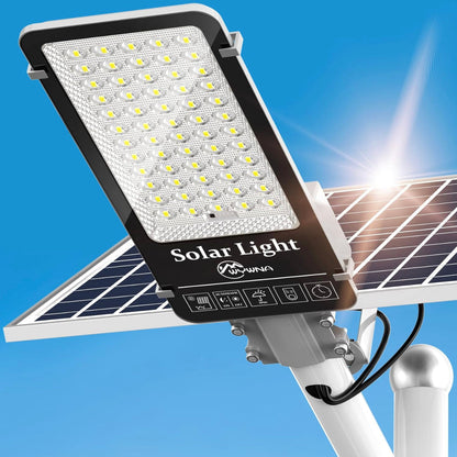 1600W Commercial Solar Street Light - Waterproof 160000LM Dusk to Dawn LED Fixture for Outdoor Lighting Solutions