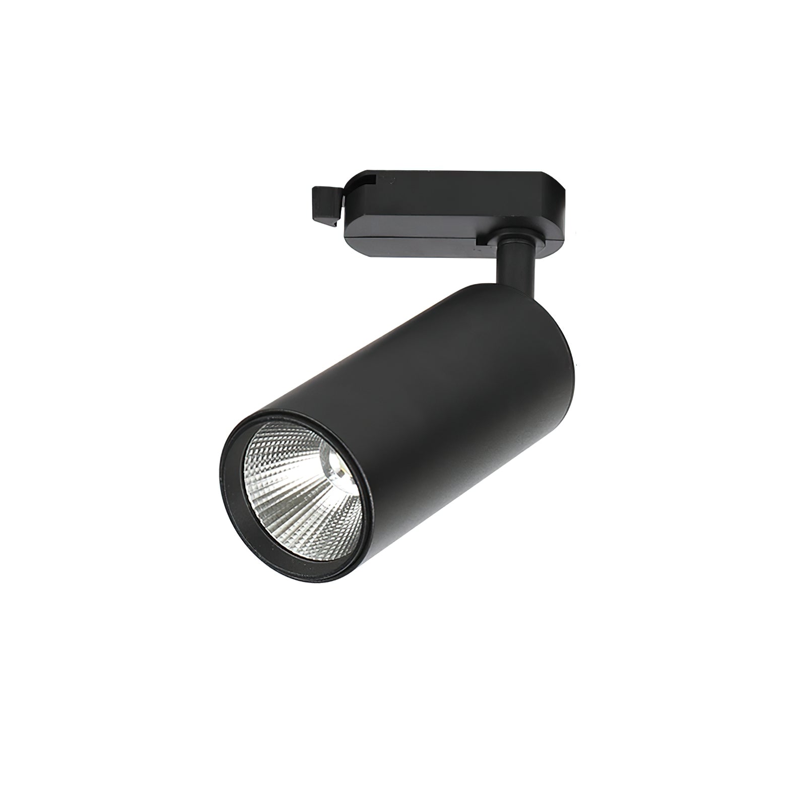 Gilded Rail Track Light | Sleek Gunmetal Black with Golden Cylindrical Heads for Indoor Modern & Industrial Decor